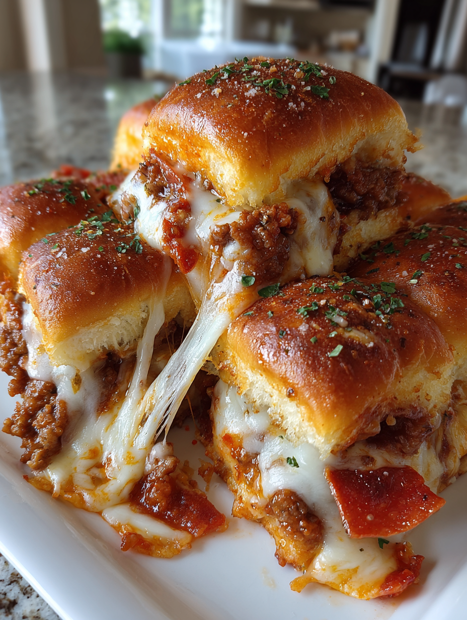 Easy Pizza Sliders for a Crowd: Deliciously Cheesy and Quick