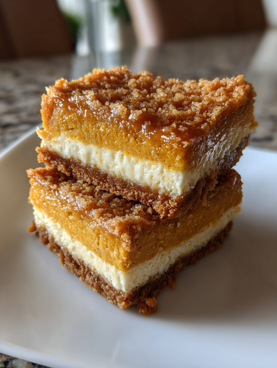 Easy Pumpkin Cheesecake Bars: Creamy Delight for Fall Desserts