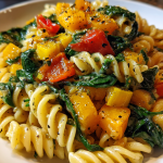 Fall Harvest Pasta with Spinach: A Delicious Seasonal Delight