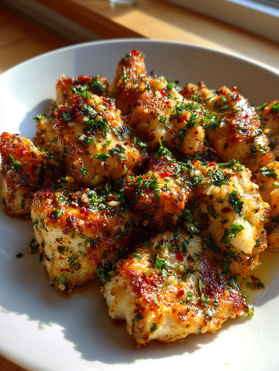 Garlic Butter Chicken Bites Air Fryer: Easy, Flavor-Packed Delight