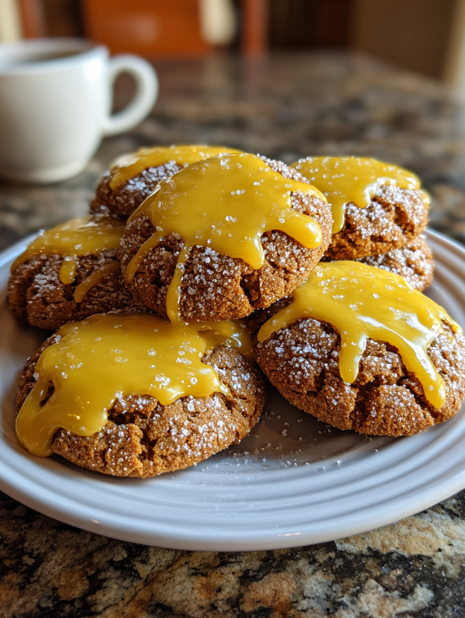 Ginger Snap Cookies with Lemon Glaze: Deliciously Tangy Treats