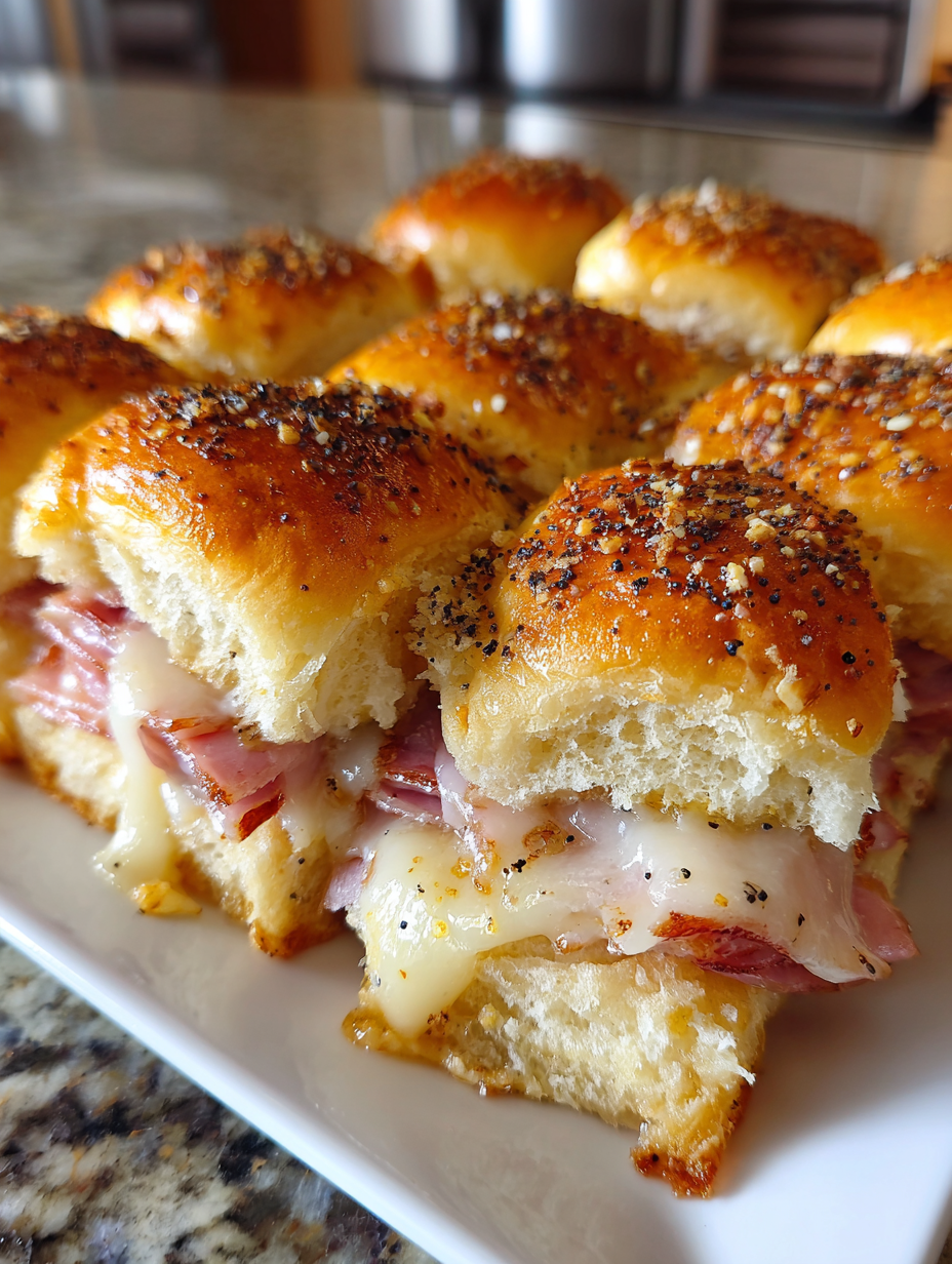 Ham and Swiss Party Sliders: Delicious Mini Sandwiches for Any Occasion