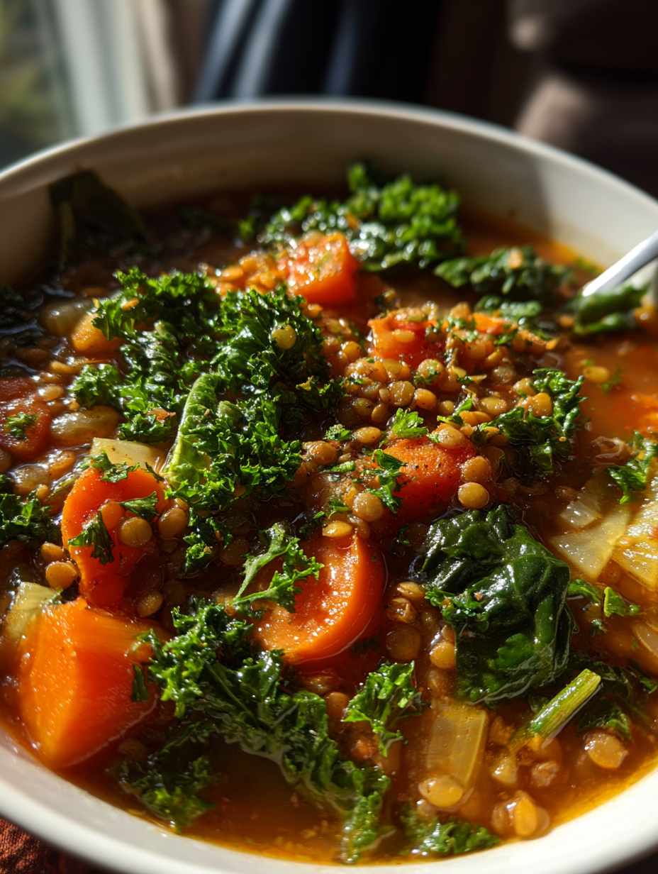 Hearty Lentil and Vegetable Soup: Easy Recipe for Comforting Flavor