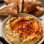 Hummus and Pita Bread Triangles: Easy and Delicious Snack Idea