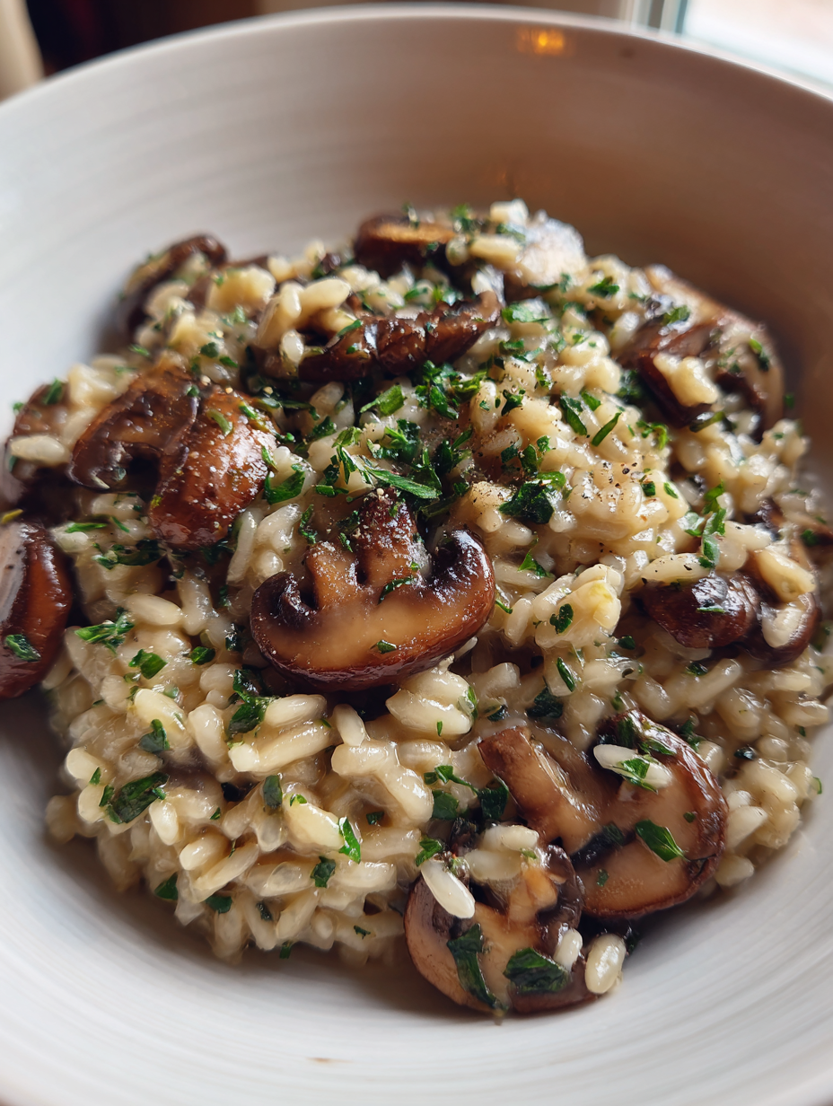 Mushroom and Thyme Risotto: A Deliciously Creamy Comfort Dish