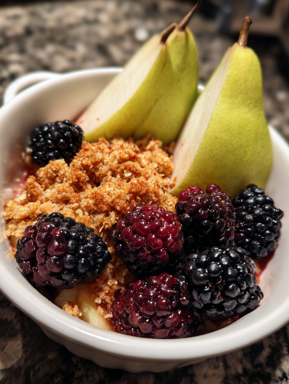 Pear and Blackberry Crumble: The Perfect Comfort Dessert Recipe