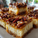 Pecan Pie Cheesecake Bars: Deliciously Creamy and Nutty Treats