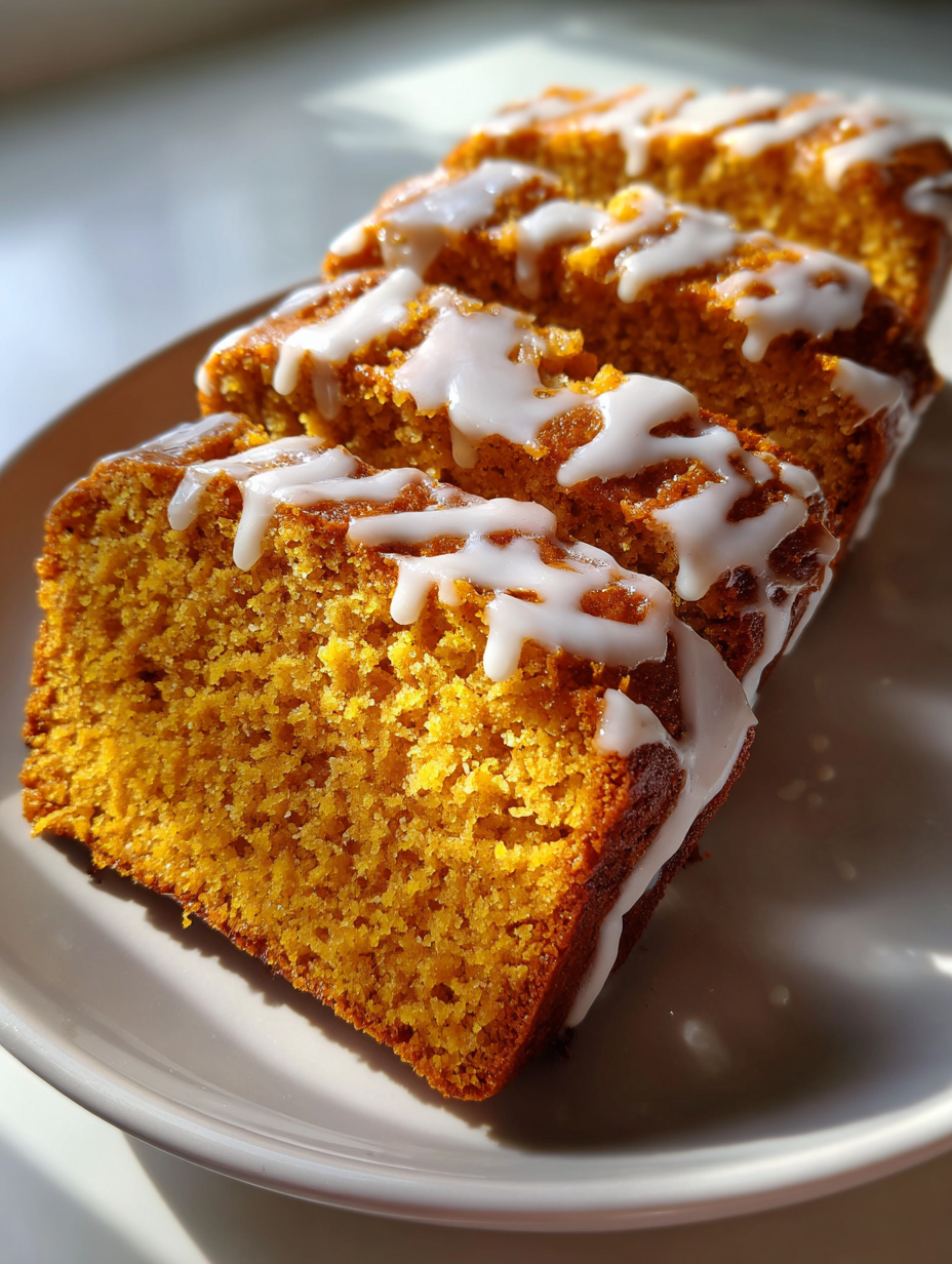 Pumpkin Bread with Vanilla Glaze: The Perfect Fall Treat Recipe