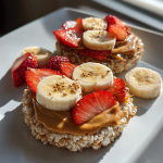 Rice Cakes with Sunflower Butter: Deliciously Nutty Snack Idea