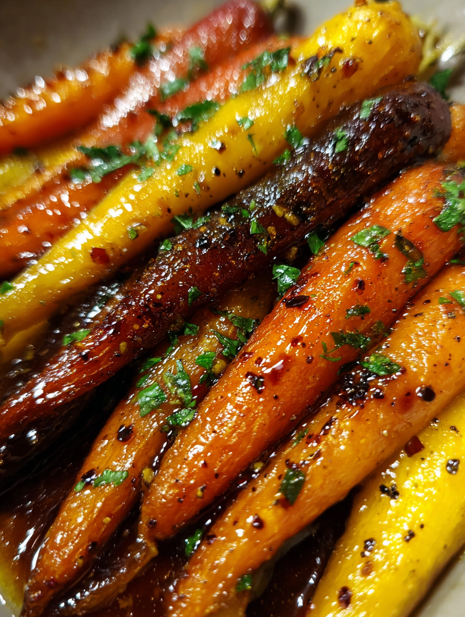 Roasted Carrots with Hot Honey: Deliciously Sweet and Spicy Treat