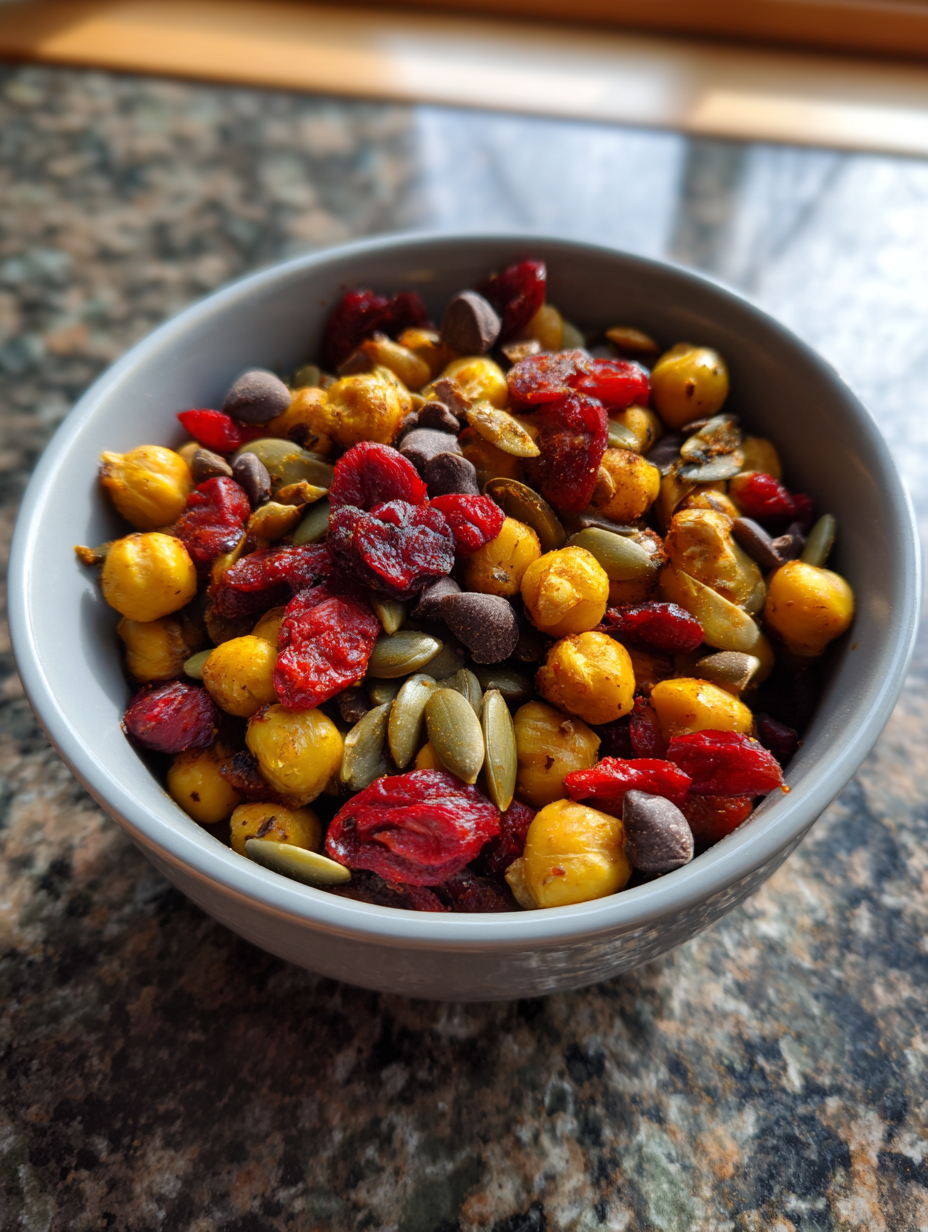 Roasted Chickpea Trail Mix: A Delicious Snack for Any Adventure