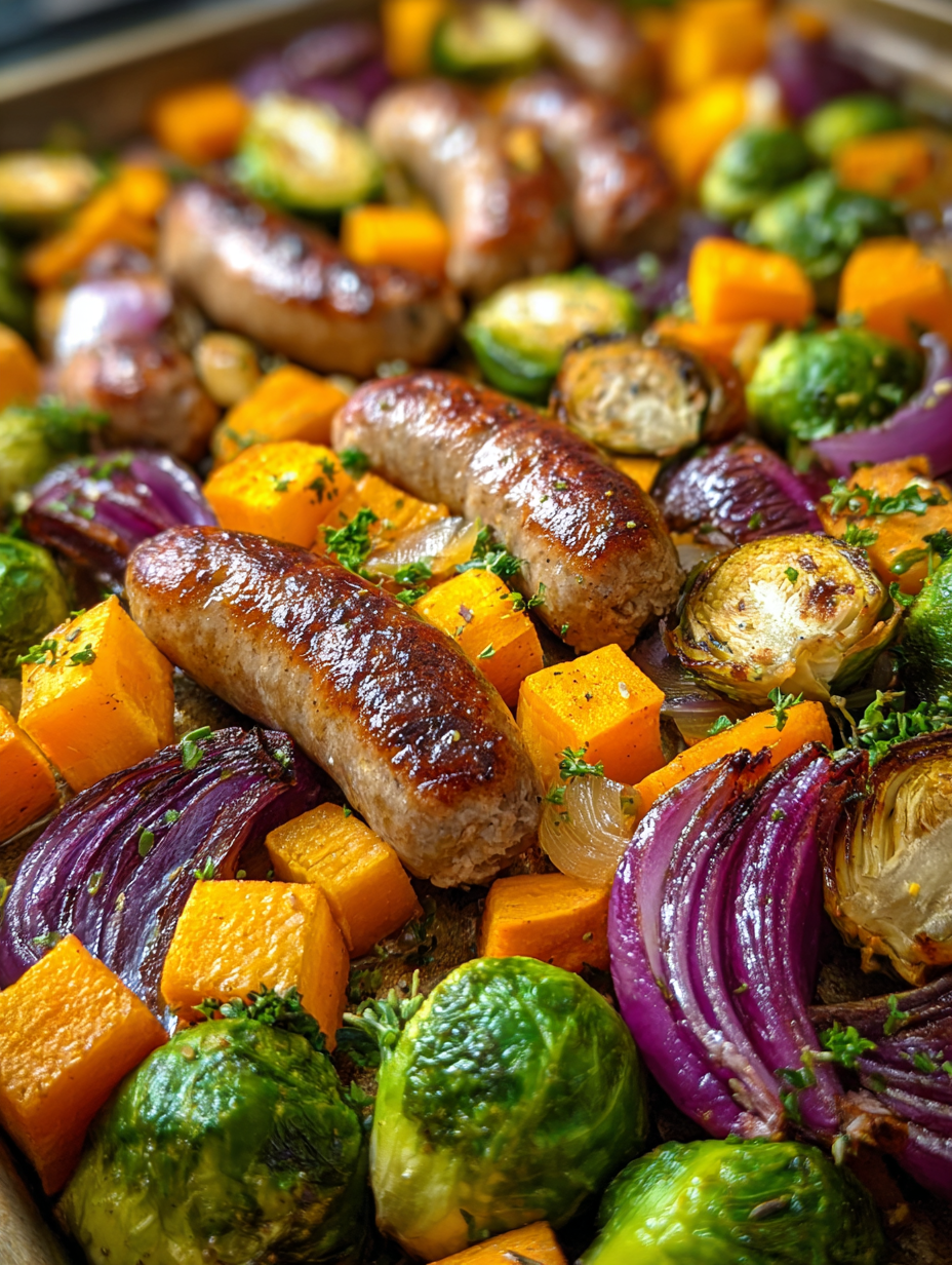 Sheet Pan Sausage and Fall Veggies: Delicious One-Pan Meal
