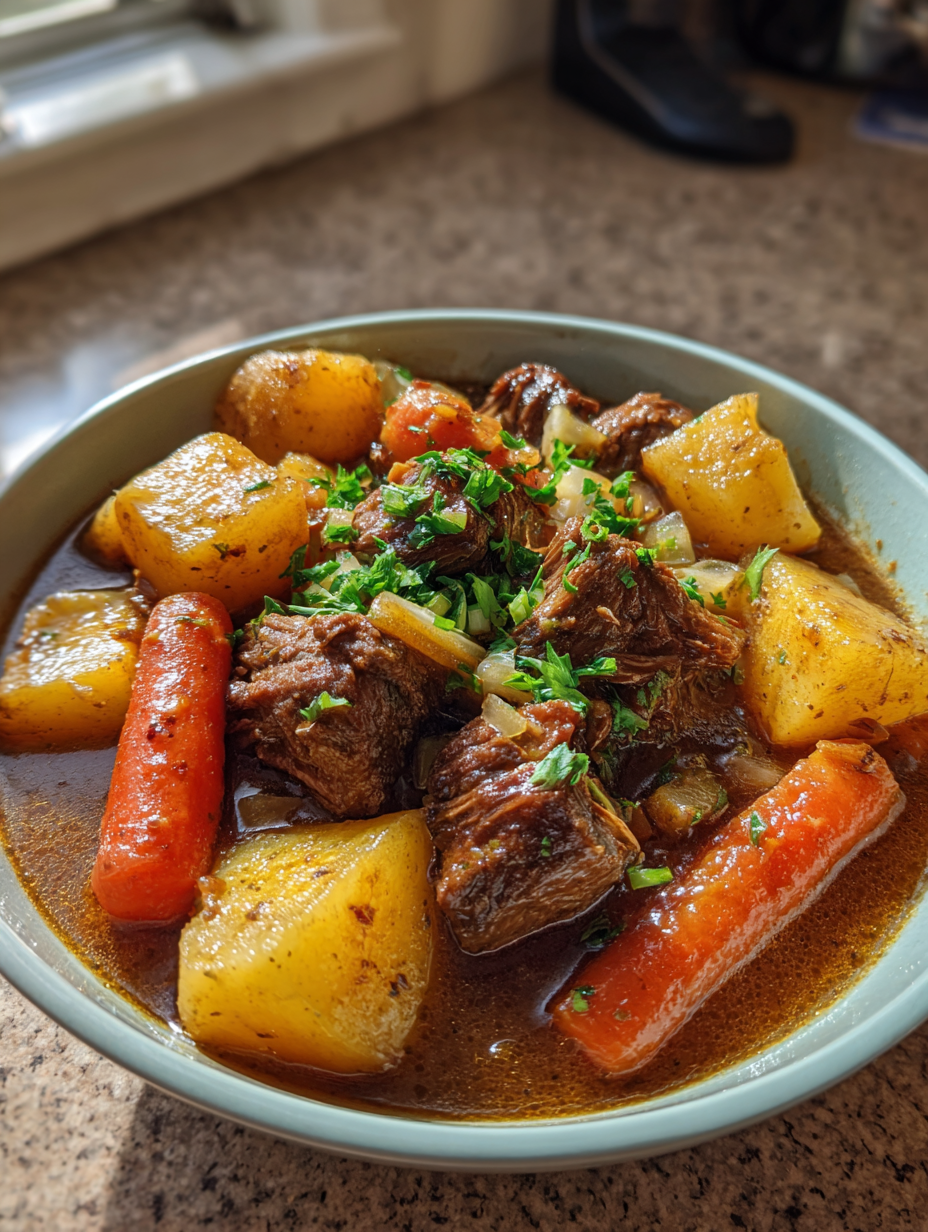 Slow Cooker Beef Stew with Potatoes: Ultimate Comfort Food Delight