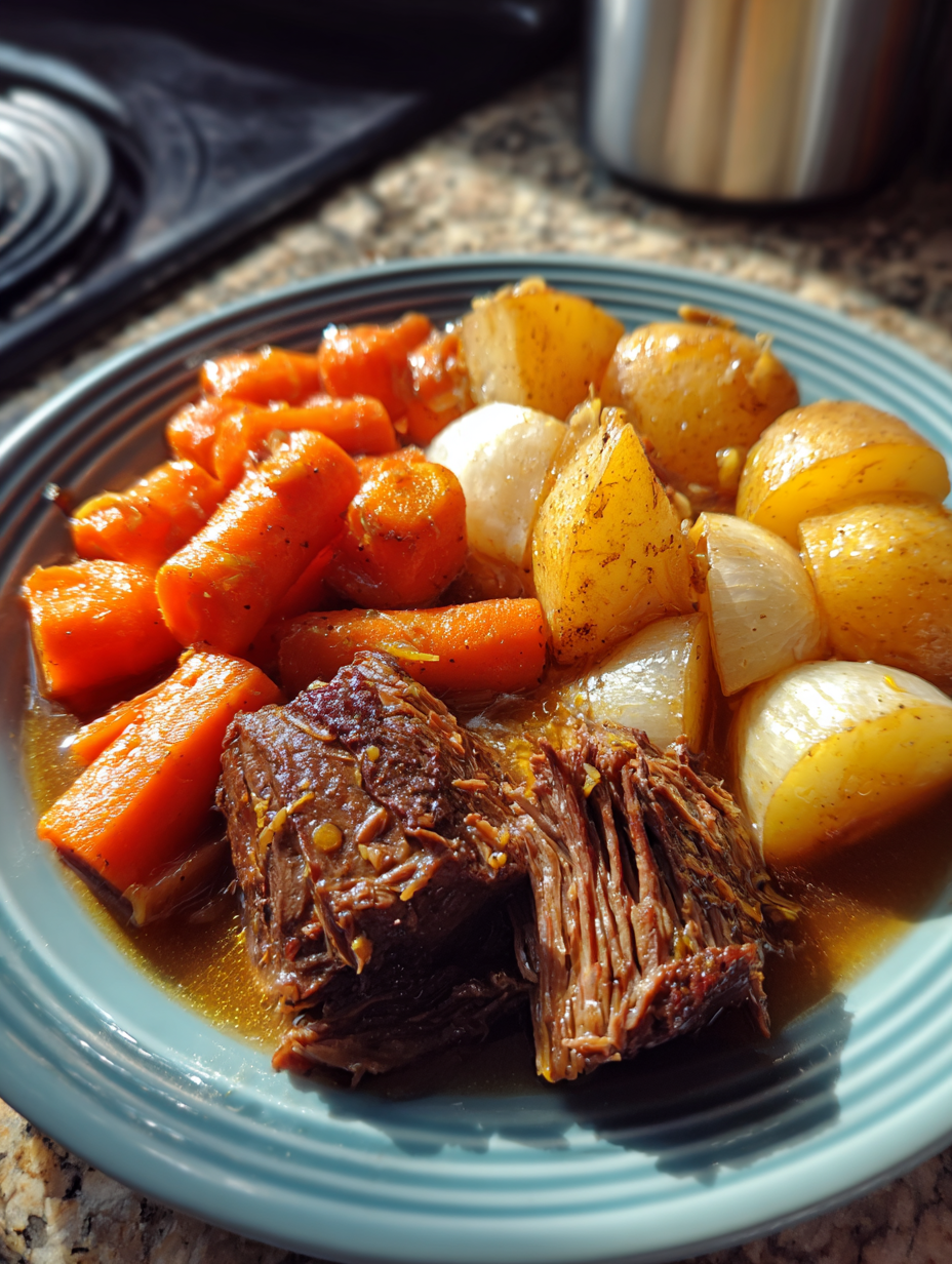 Slow Cooker Pot Roast with Carrots: Amazing Comfort Food Delight
