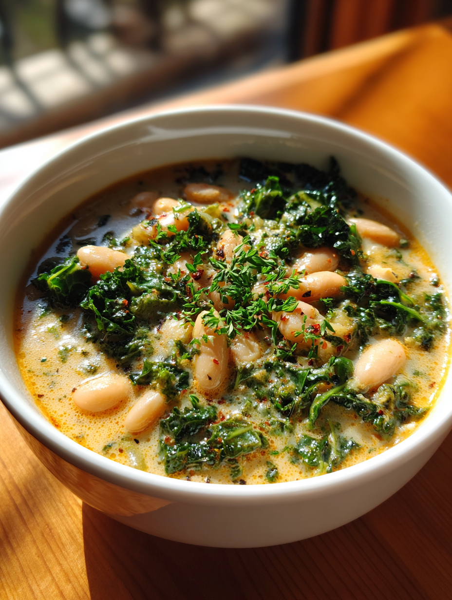 Slow Cooker White Bean and Kale Soup: A Delicious Comfort Bowl