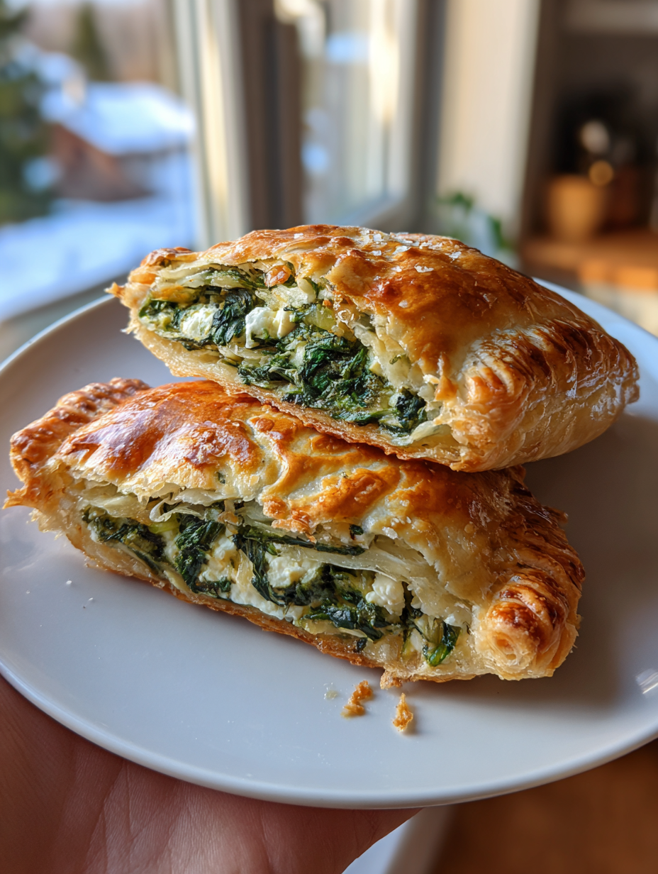 Spinach and Feta Hand Pies: Delicious Flaky Pastries to Enjoy