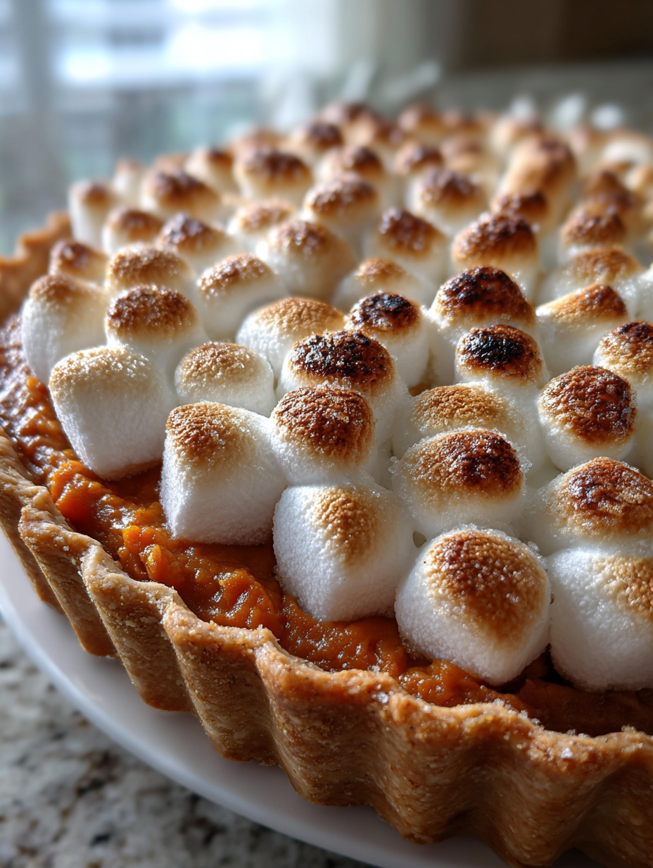 Sweet Potato Pie with Marshmallows: Deliciously Creamy Delight