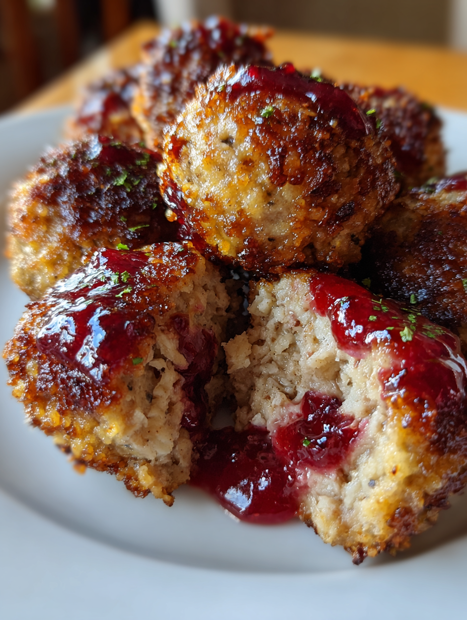 Thanksgiving Leftover Cranberry Meatballs: Deliciously Spiced Treats